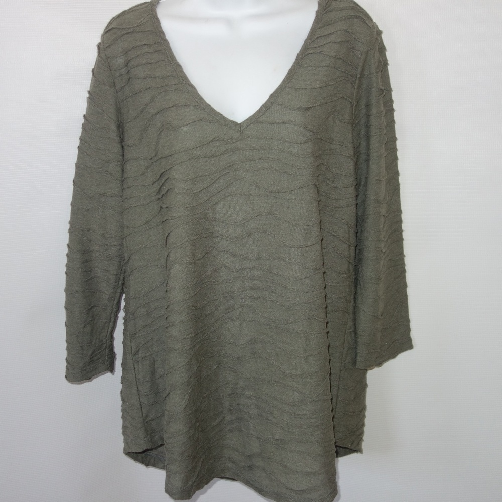Textured Tunic Top‎ Green Nomadic Traders